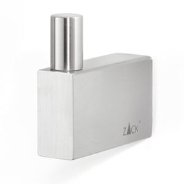 Zack Gancho de Pared 1,5x4,7 cm, Altura 4,8 cm, Acabado Matt Brush Polish